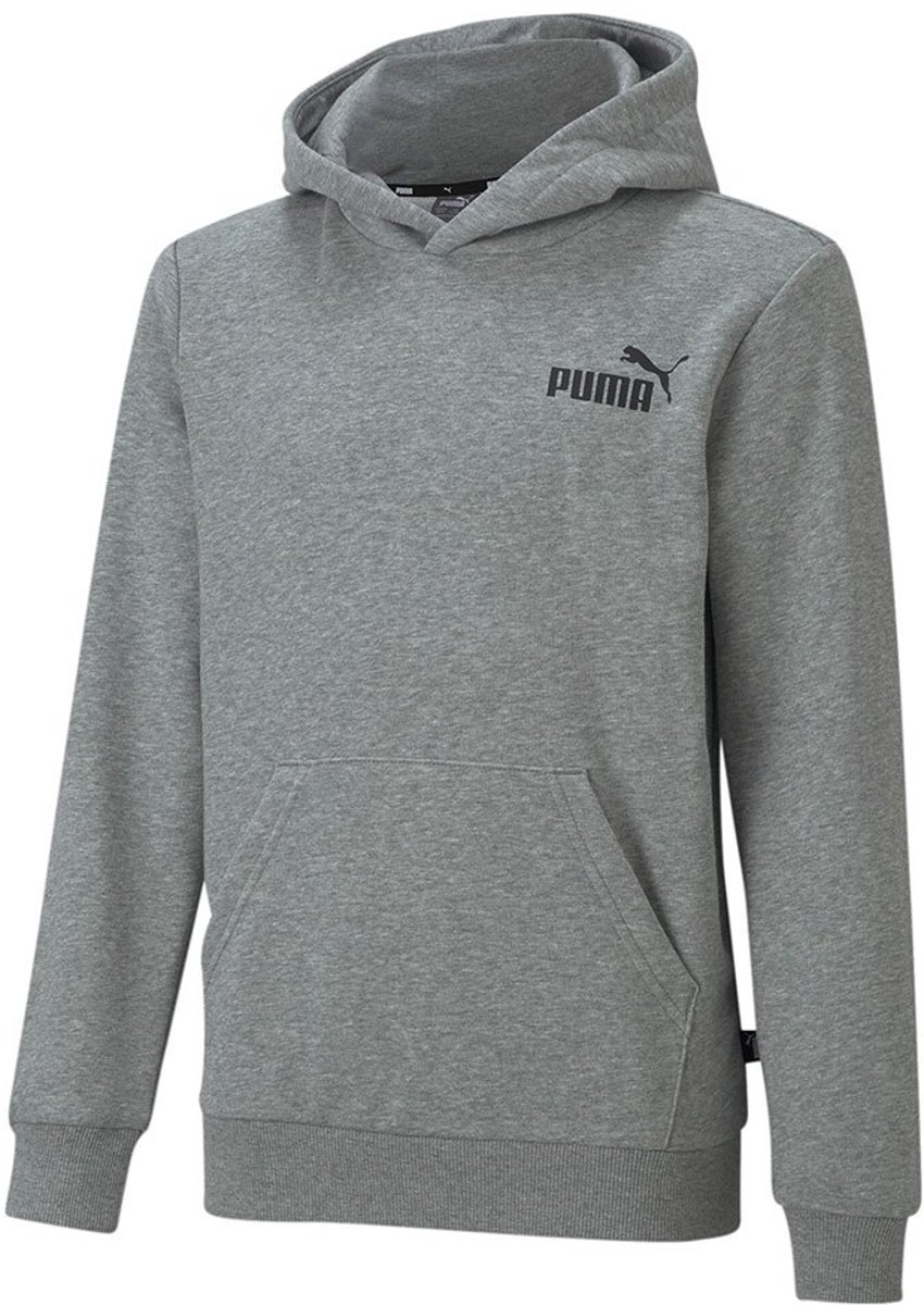 Puma Ess Small Logo Hoodie 7-8 Years Jongens Meisjes Grijs