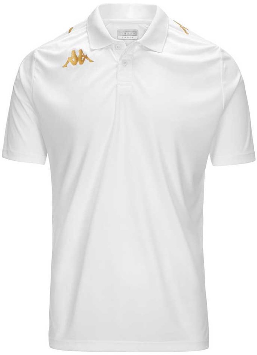 Kappa Ghiolo Korte Mouw Poloshirt Wit L Man