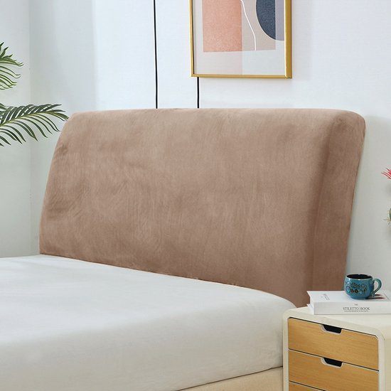 Fluwelen hoofdbordhoes, 180 cm, zachte stretch, stofdicht