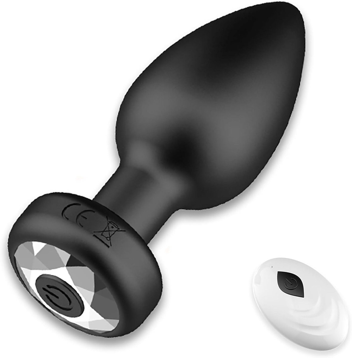 Prostaatmassager trillende mannelijke massager dicht bij de plug trillende draadloze vrouwelijke stimulator siliconen heen en weer stimulator