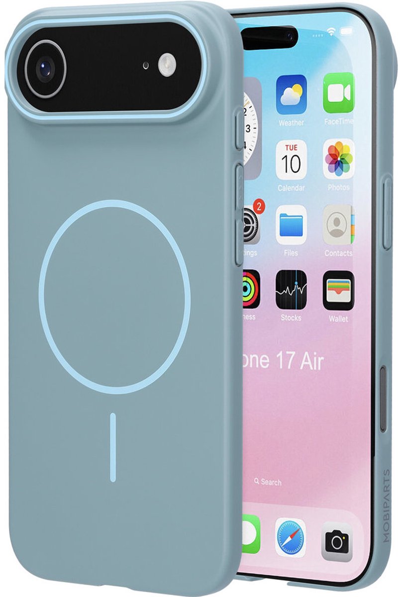 Mobiparts Slim Line Case geschikt voor Apple iPhone Air - MagSafe Sage - Groen