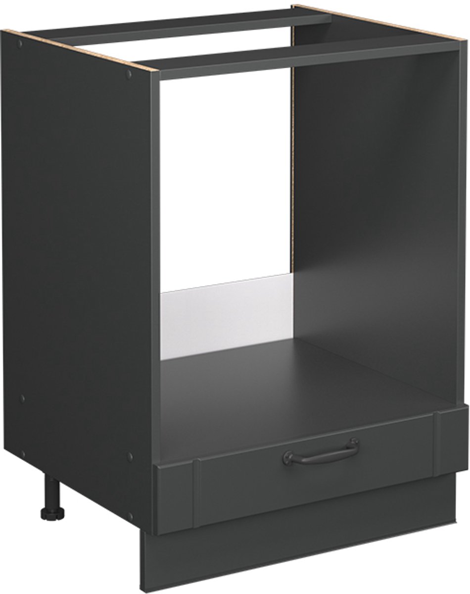 Vicco Fame-Line Ovenombouwkast – 60 cm zonder werkblad Donkergrijs Donkergrijs/Antraciet