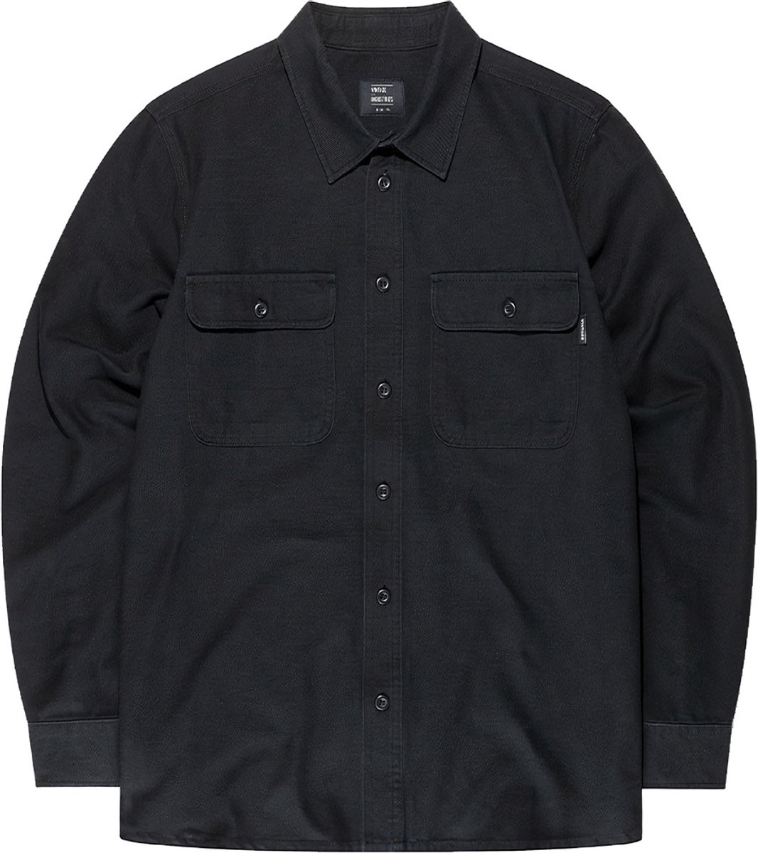Vintage Industries Overhemd Baron -shirt 3551 Zwart