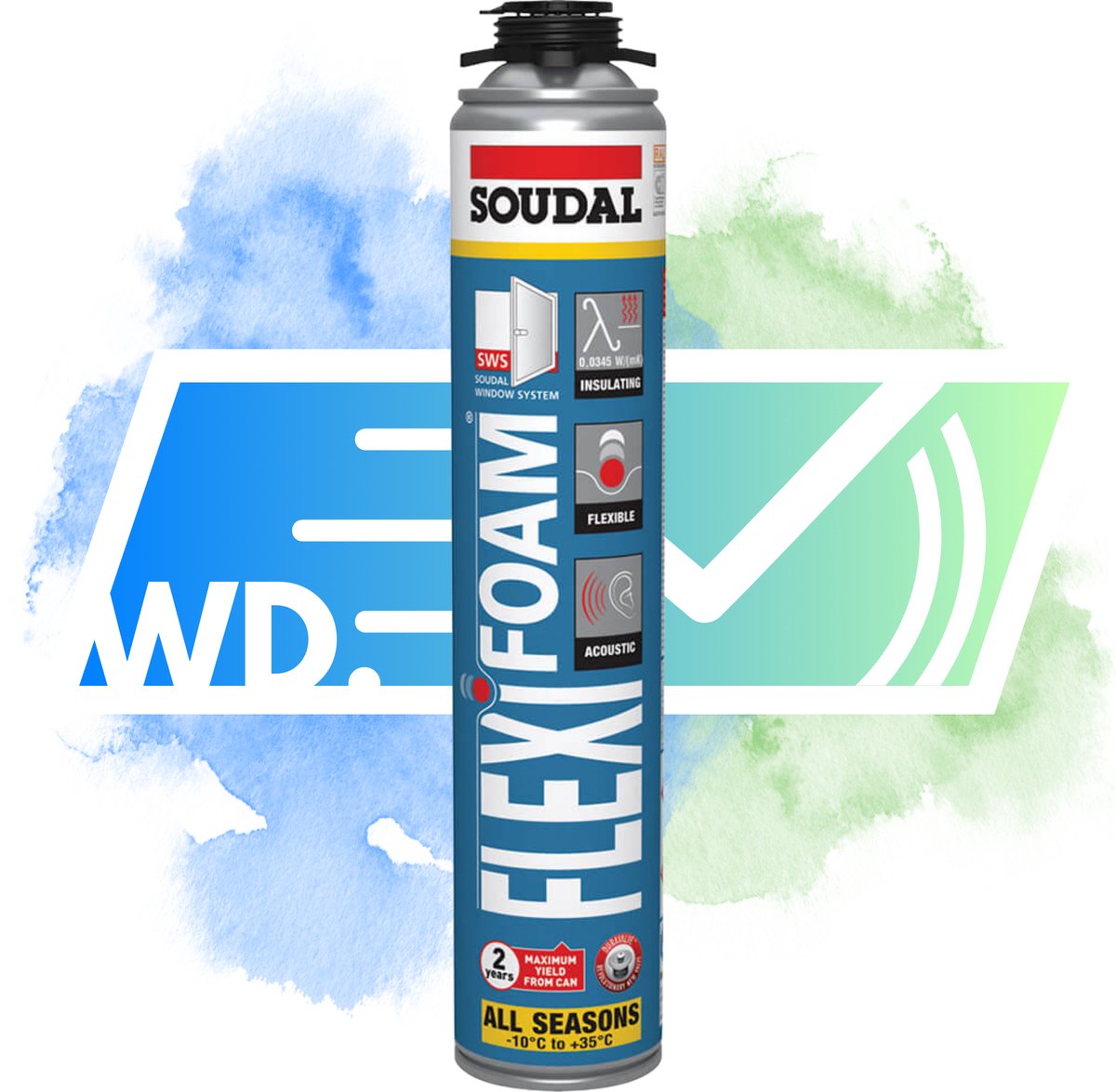 Soudal Flexifoam Gun 750ml Bus 750 ml