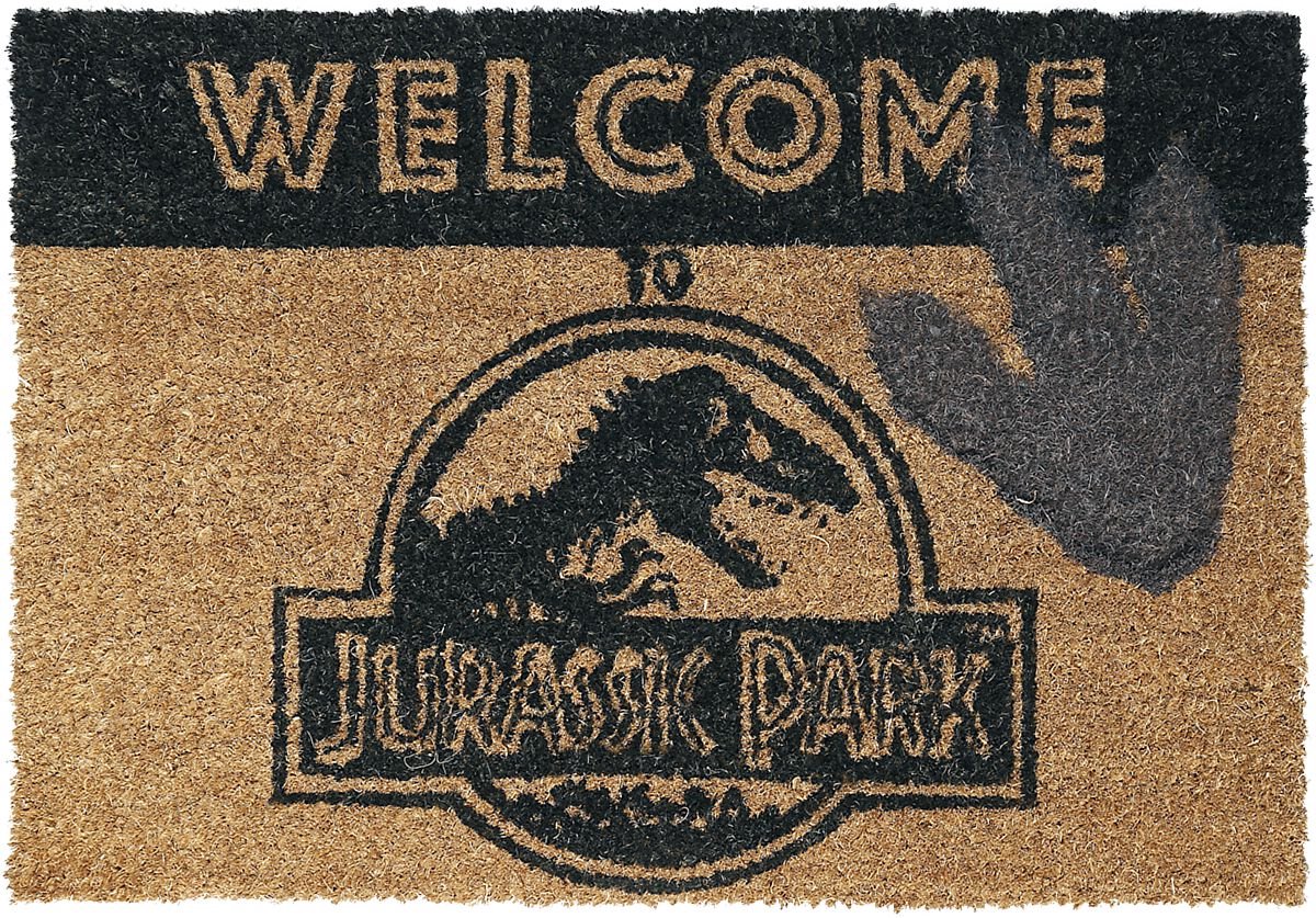 Jurassic Park - "Welcome to Jurassic Park" Deurmat 40x60cm
