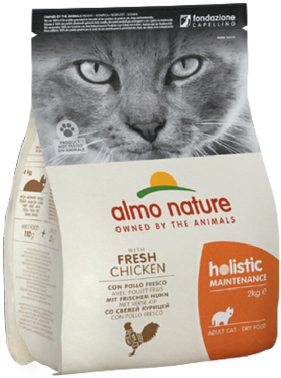 Almo Nature Cat Droog Kip/Rijst 2 kg