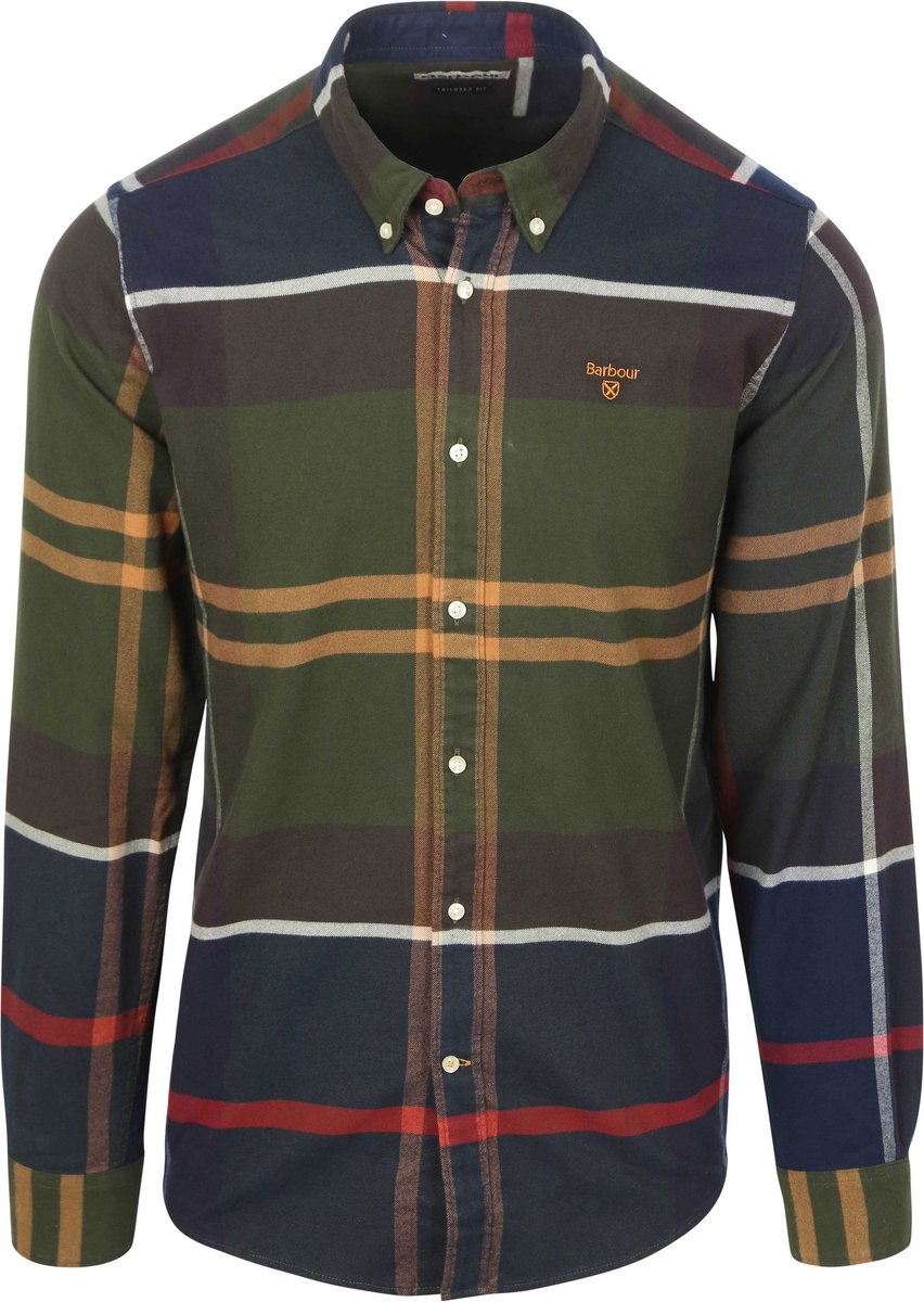 Barbour Iceloch Overhemd Ruit Multicolour - Maat XL - Heren - Overhemden Casual