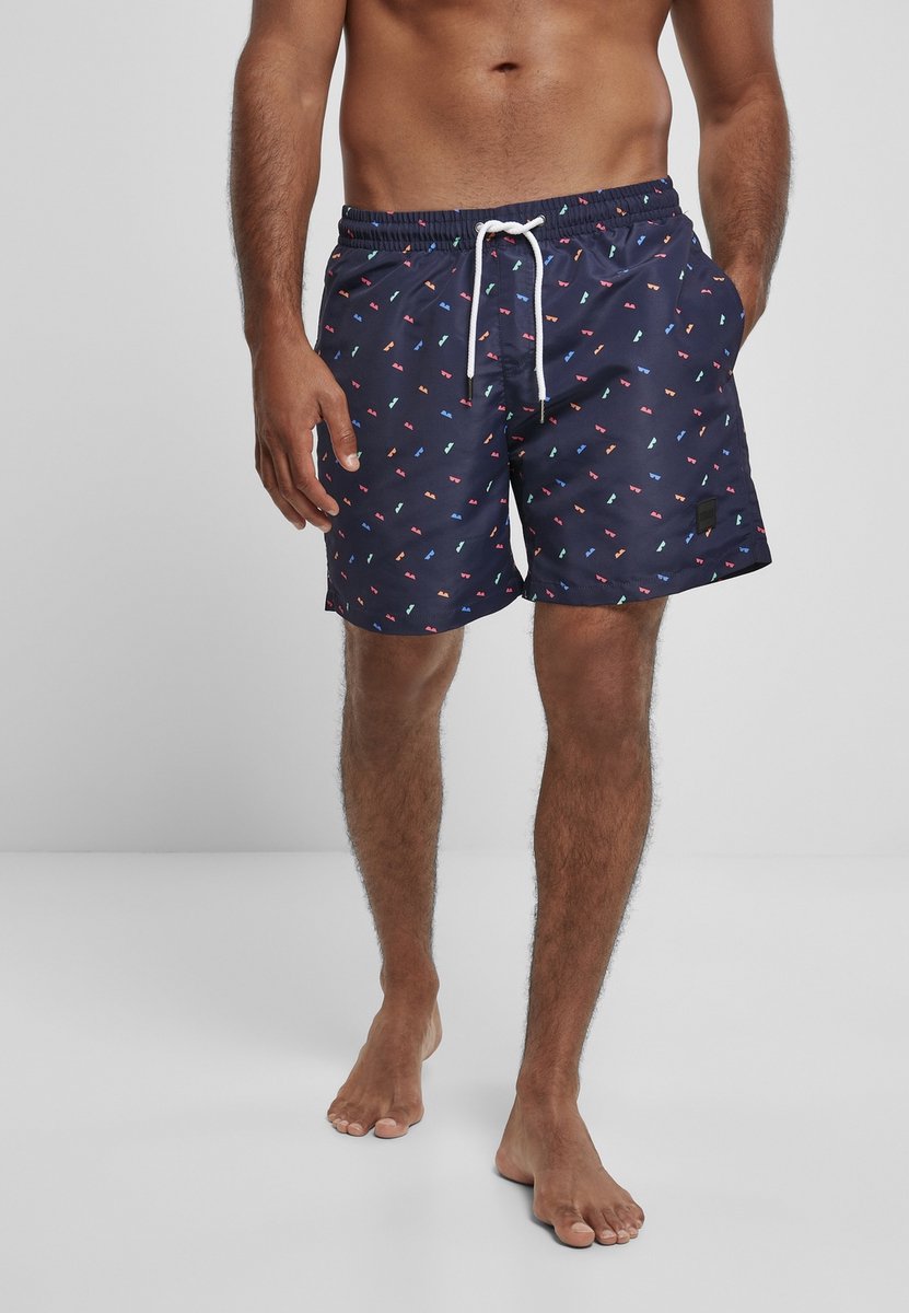 Urban Classics Pattern Sunglasses Zwemshorts S Blauw