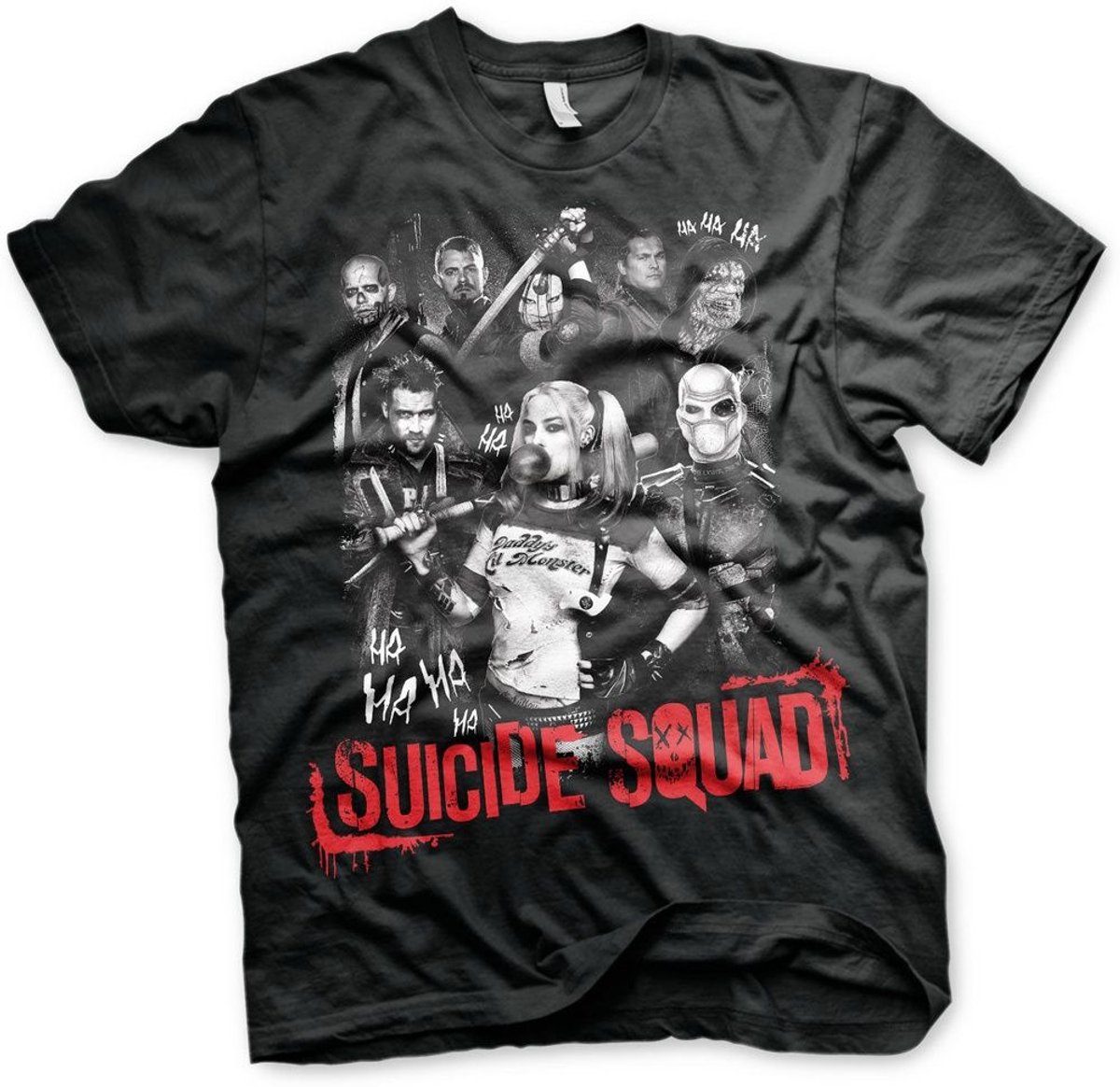 Suicide Squad Big Tall T-Shirt WB-1-SS002-H66-2 Black-5XL