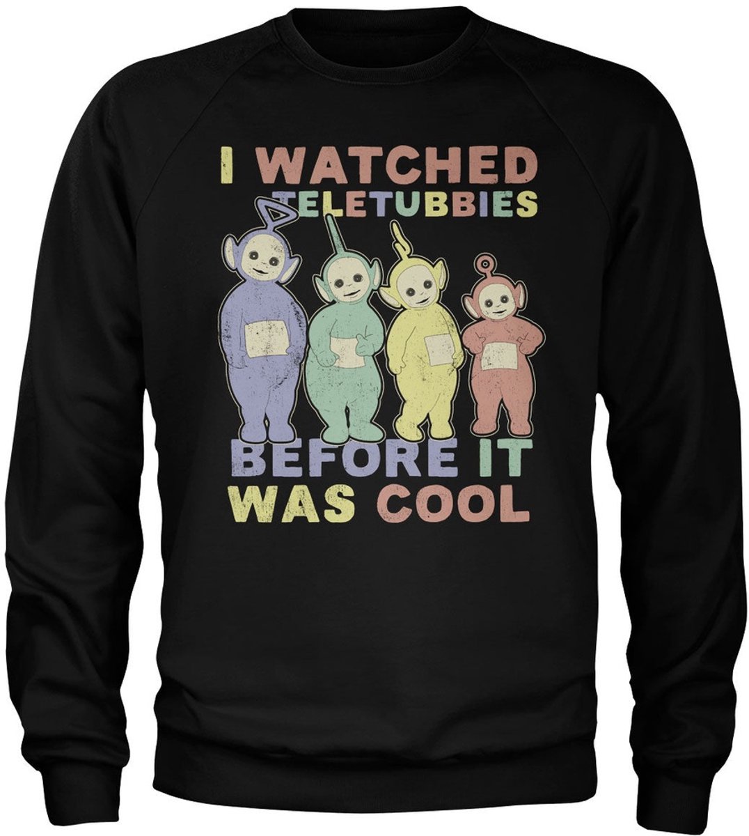 Teletubbies I Watched Before It Was Cool Sweatshirt CPLG-3-TTUB001-H59-8 Black-XXL