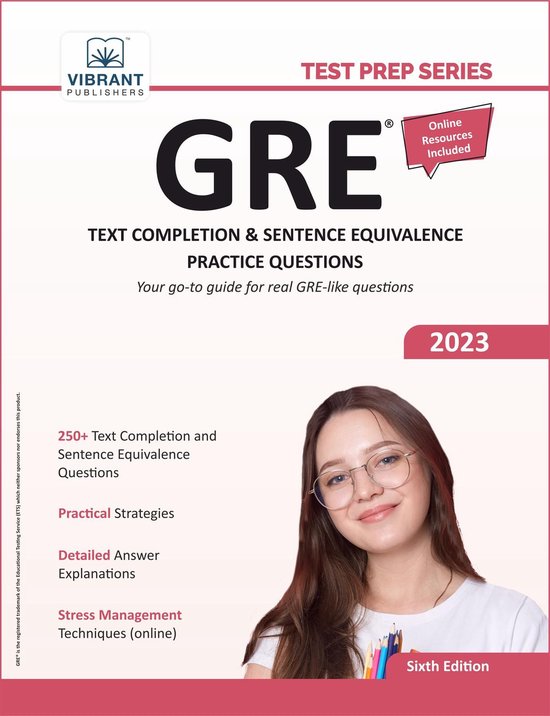 Test Prep Series - GRE Text Completion and Sentence Equivale ... - cover