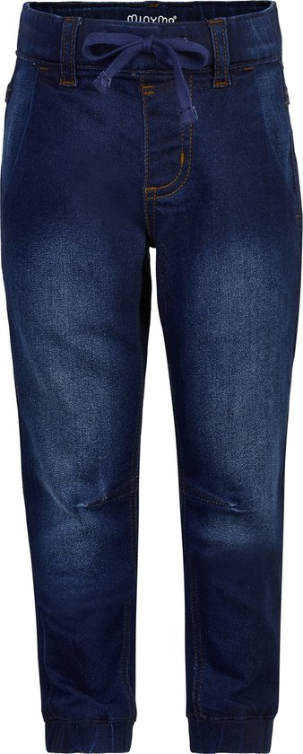 Minymo Pantalon Enfant Jeans Stretch Loose Fit Dark Blue Denim-134