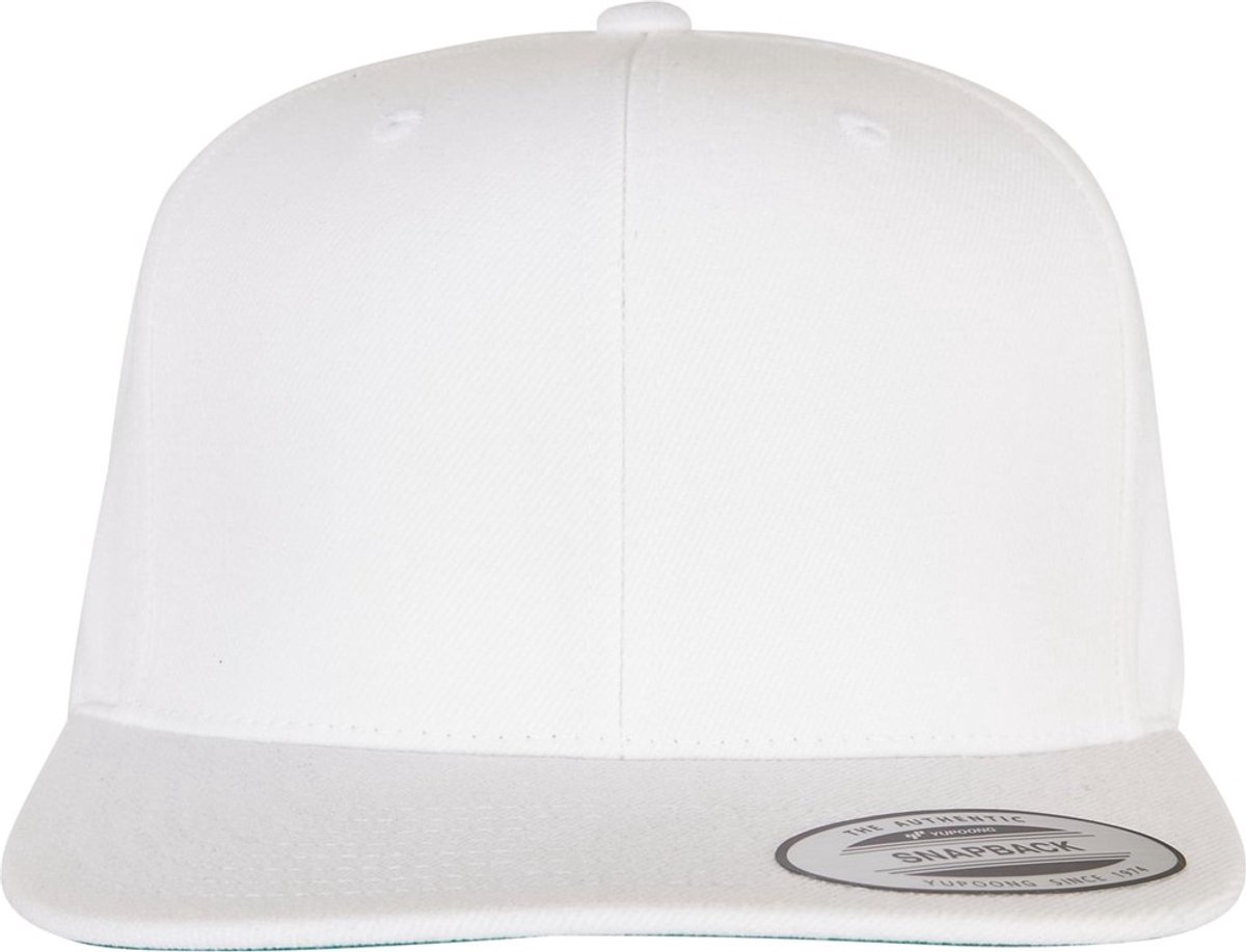 Flexfit - Classic Snapback white one size Snapback Pet - Wit/Groen