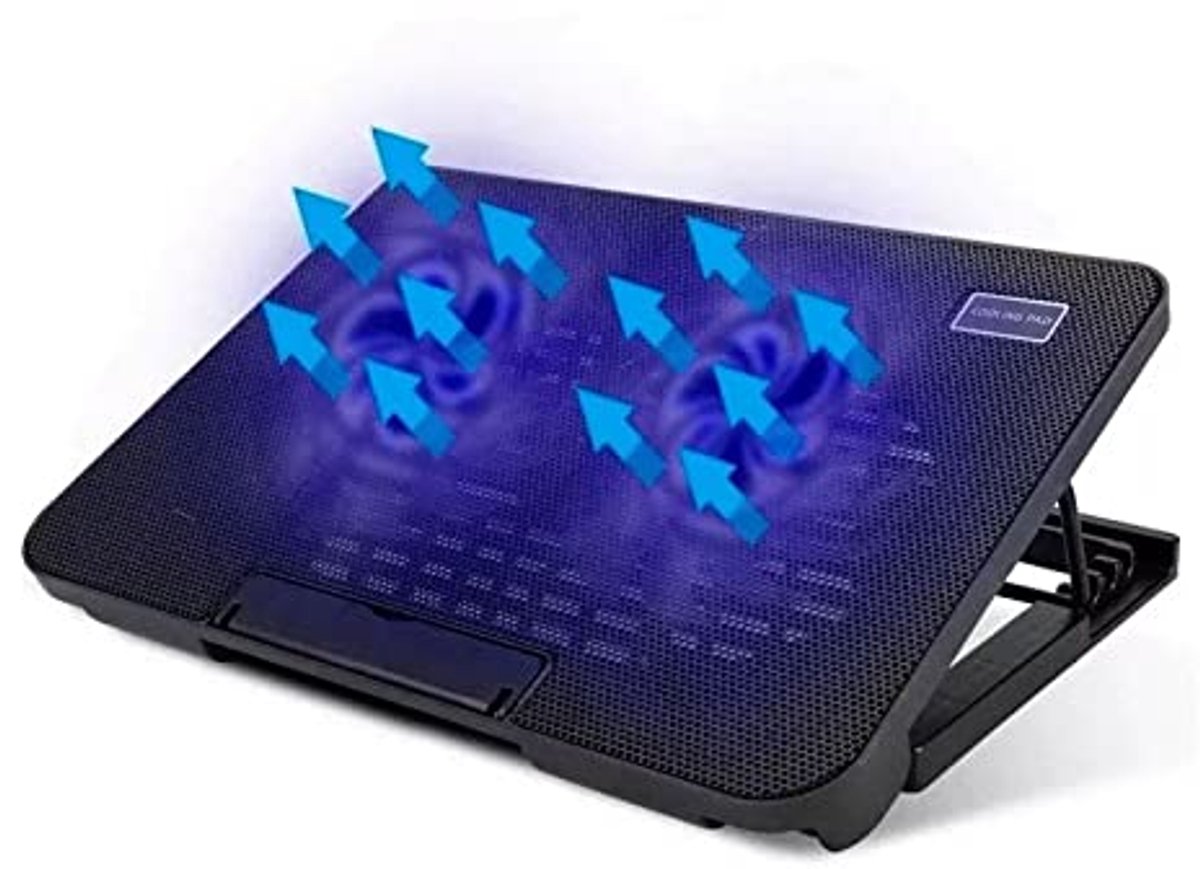 Gaming Laptopkoelpad met Dubbele Ventilator voor 14 tot 17 Inch