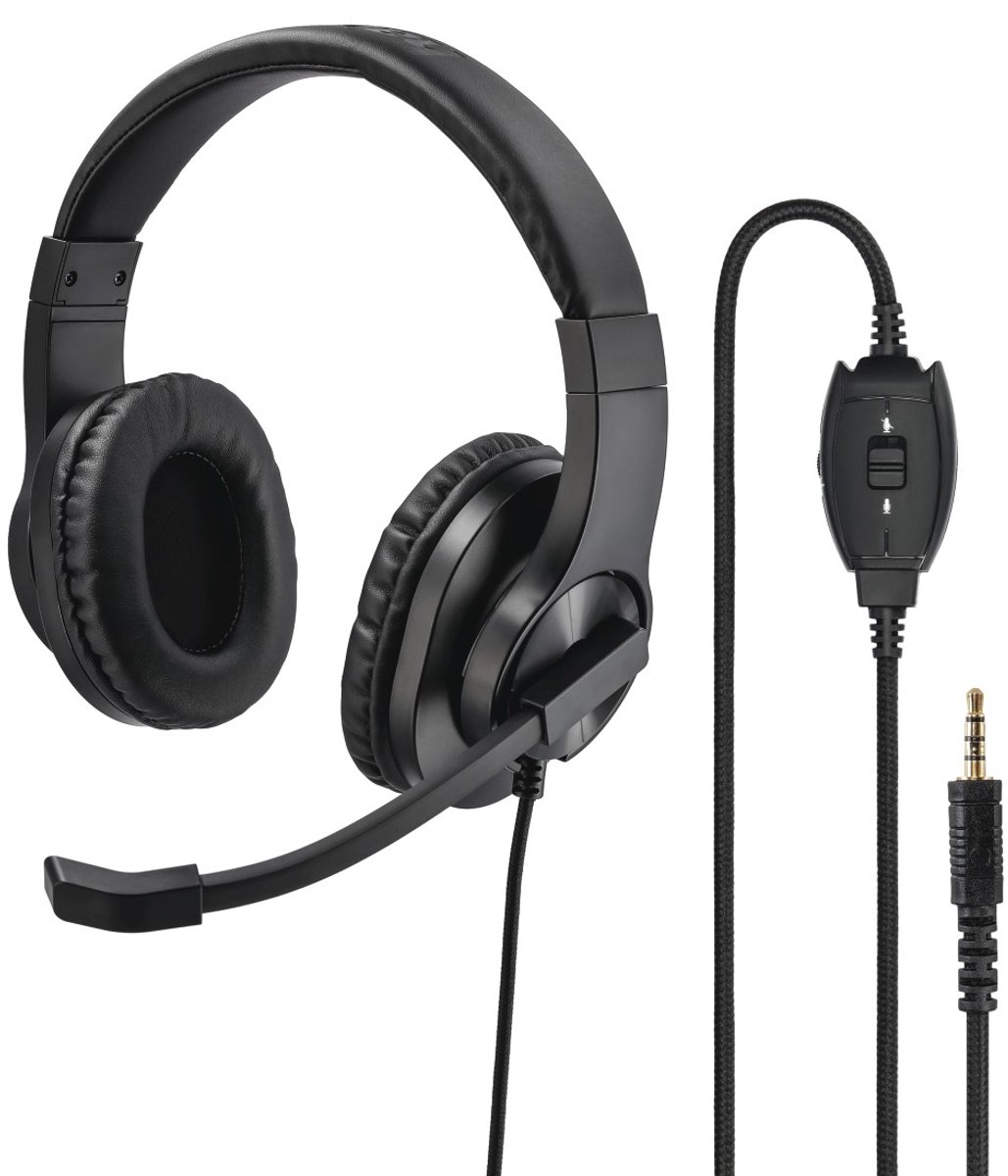 Hama PC-Office-headset "HS-P350", stereo, zwart
