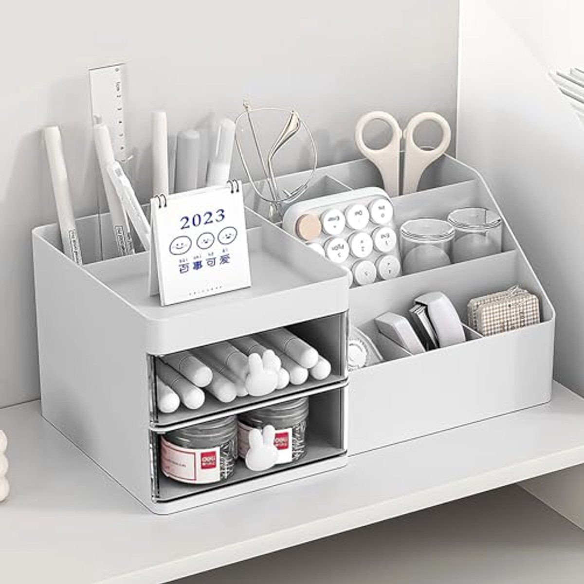 Make-up organizer met schuifladen - Cosmetica-opbergdoos voor slaapkamer en badkamer