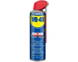 WD-40® Smart Straw - Verdrijft vocht - Stopt piepen & kraken - Beschermt tegen roest - Maakt vastgeroeste onderdelen los - Verwijdert olie, vuil & vet - 450ml