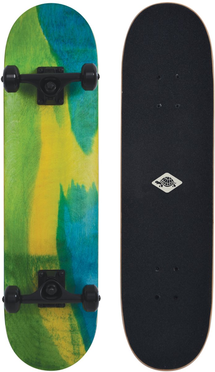 SCHILDKRÖT skateboard 790×200 mm 7-voudig verlijmde esdoorn Blauw