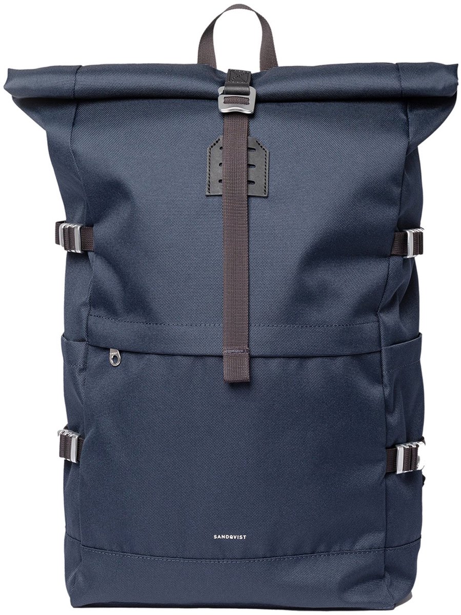 Sandqvist Icon Rolltop Rugzak L Navy Rugzak