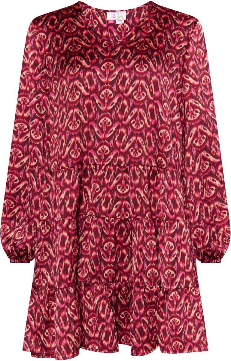 IZIA Jurk Roze Veelkleurig