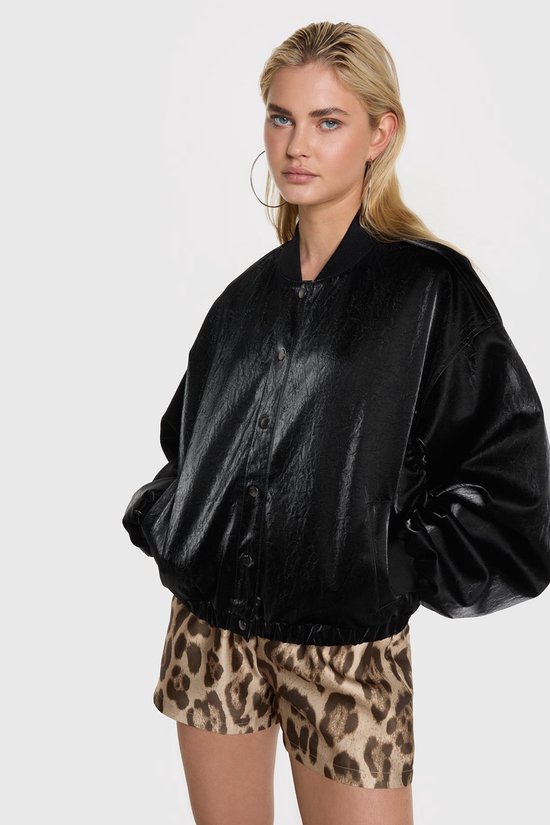2508414312 velvet leather bomber