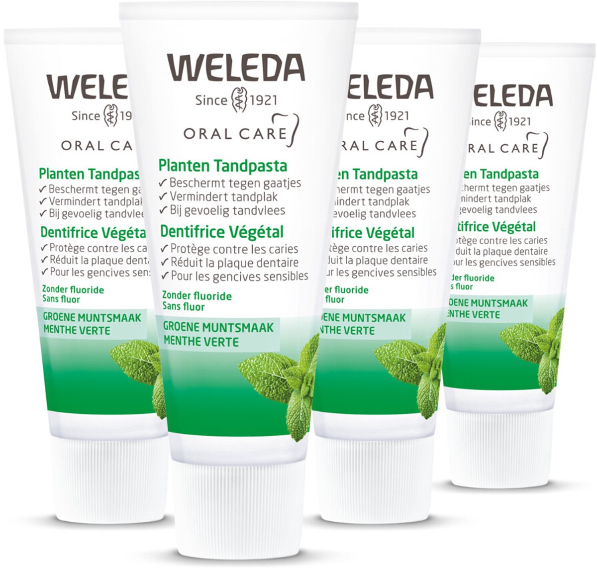 4x Weleda Tandpasta Planten 75 ml