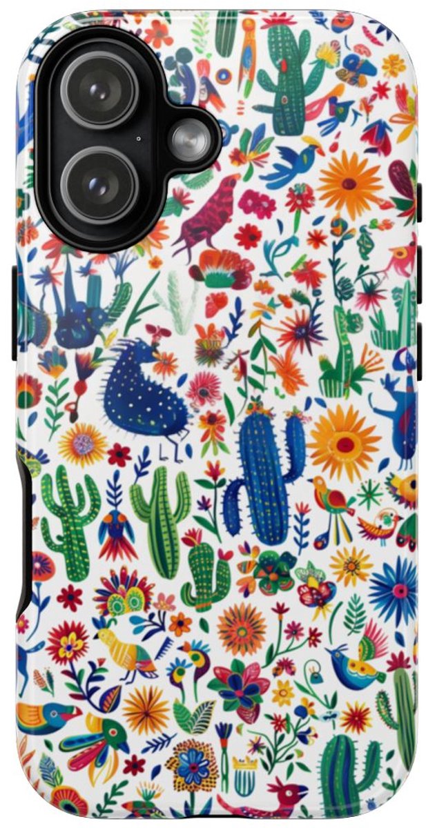 Kleurrijk Mexicaans Volkskunstpatroon – Telefoonhoesje Geschikt voor iPhone 17