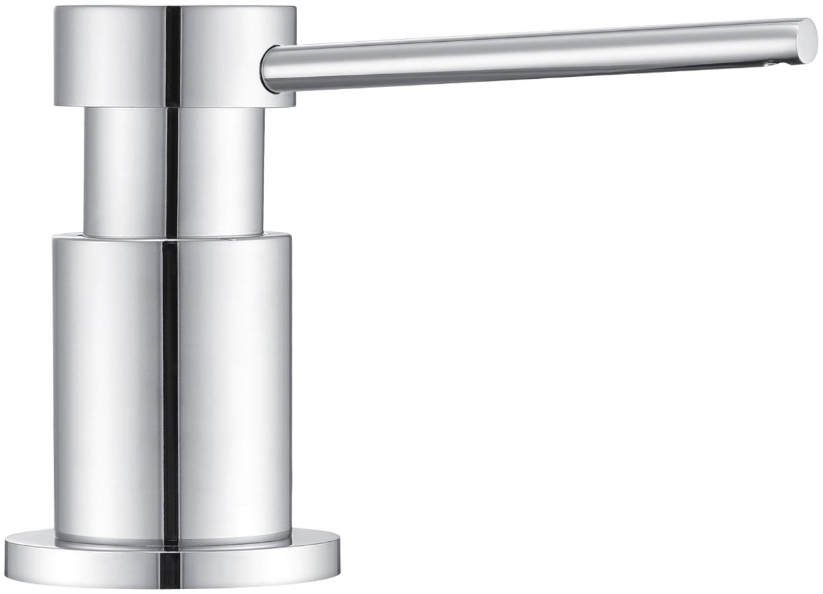 SOFETIY MAX 300ML Zeepdispenser - RVS Zeeppomp - 360° Draaibaar Met 300ml flacon - Zeepdispenser Voor Keuken - Chroom