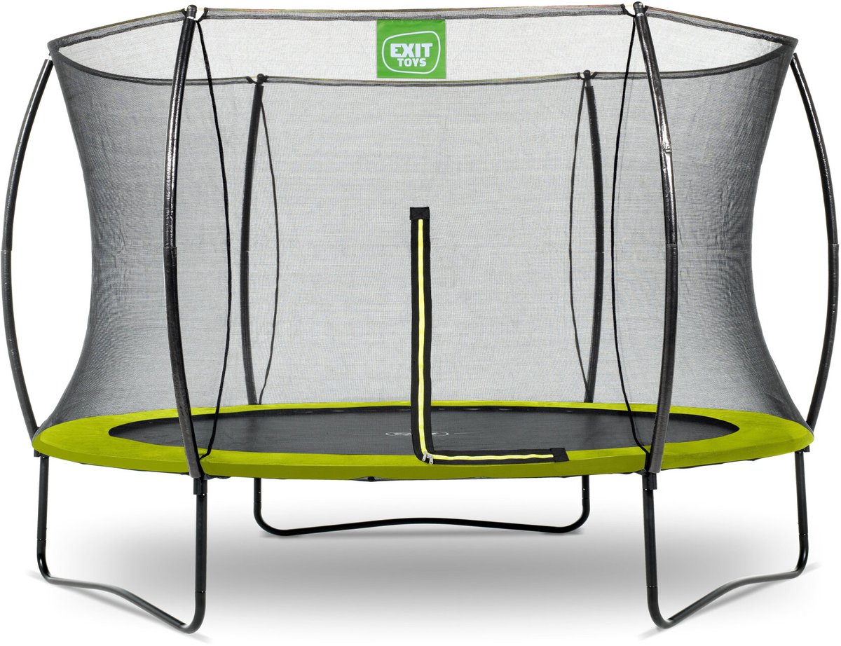 EXIT Silhouette Trampoline ø305cm - Op Poten - Rond - Trampoline Buiten - Voor Kinderen - Groen — afbeelding 11