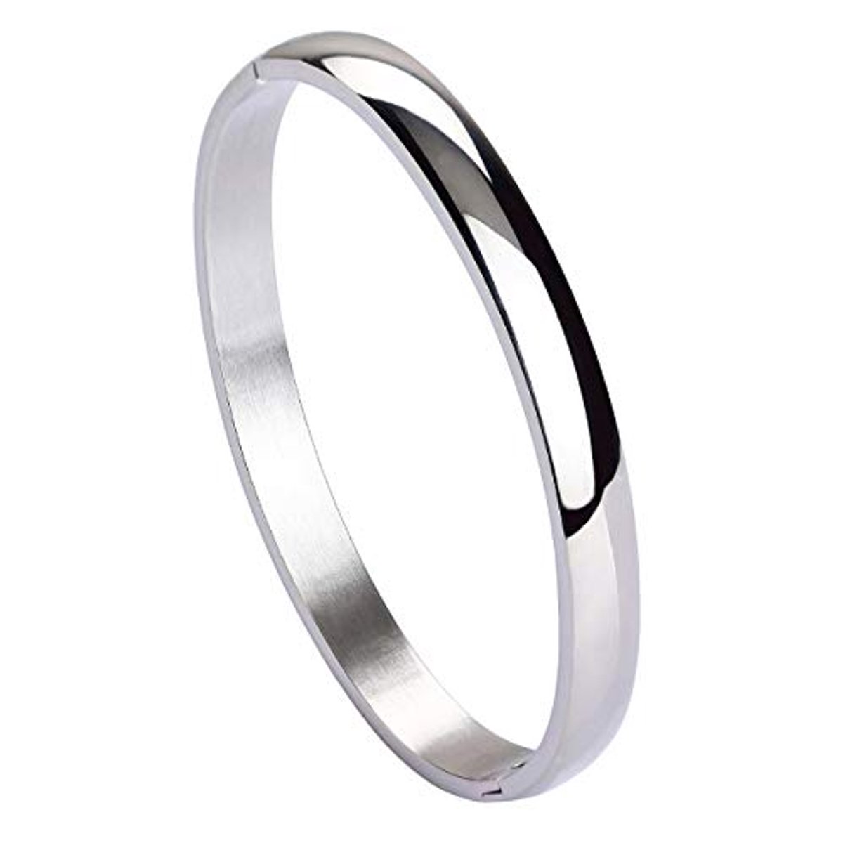 Roestvrij Stalen Vintage Armband voor Dames - Gepolijste Sluiting en Verstelbaar Design