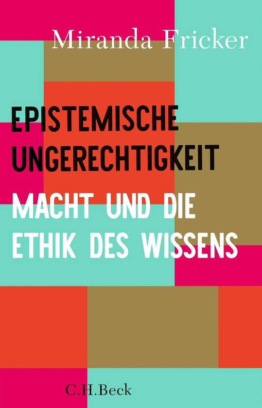 Epistemische Ungerechtigkeit - cover