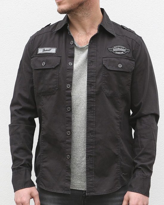 Chemise Brandit -7XL- Luis Vintage Zwart