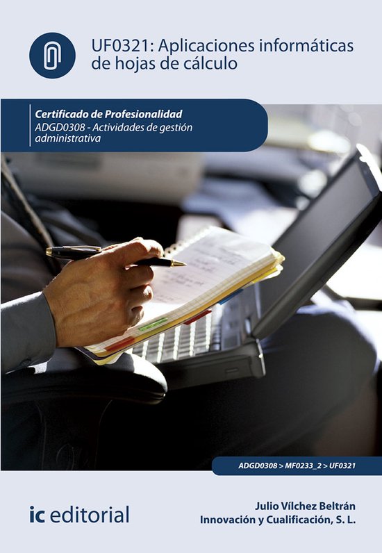 Aplicaciones informáticas de hojas de cálculo. ADGD0308 - cover