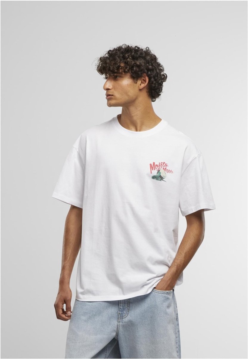Mister Tee Cuban Classic Oversize Heren Tshirt L Wit