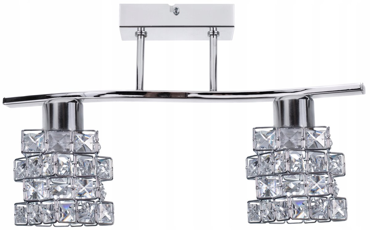 Moderne plafondlamp Kroonluchter kristallen diamanten chroom