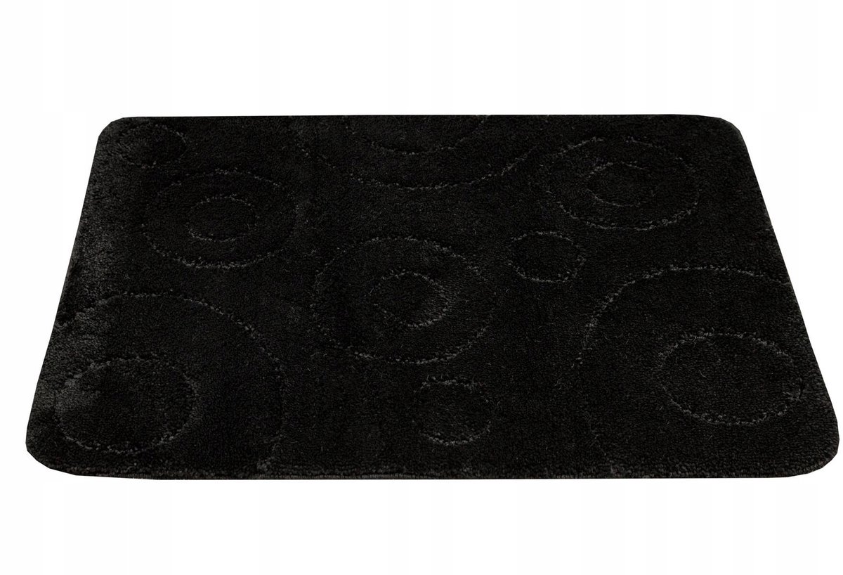 Antislip badmat Galaxy zwart 50x80 cm - Zachte 3D-look