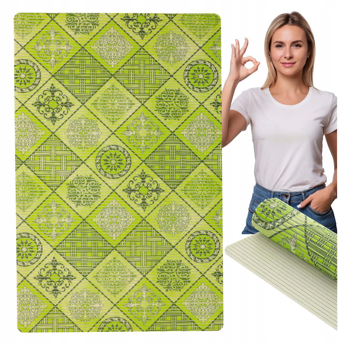 Antislip Badmat Schuim 65x100cm - Geschikt voor kinderen en senioren