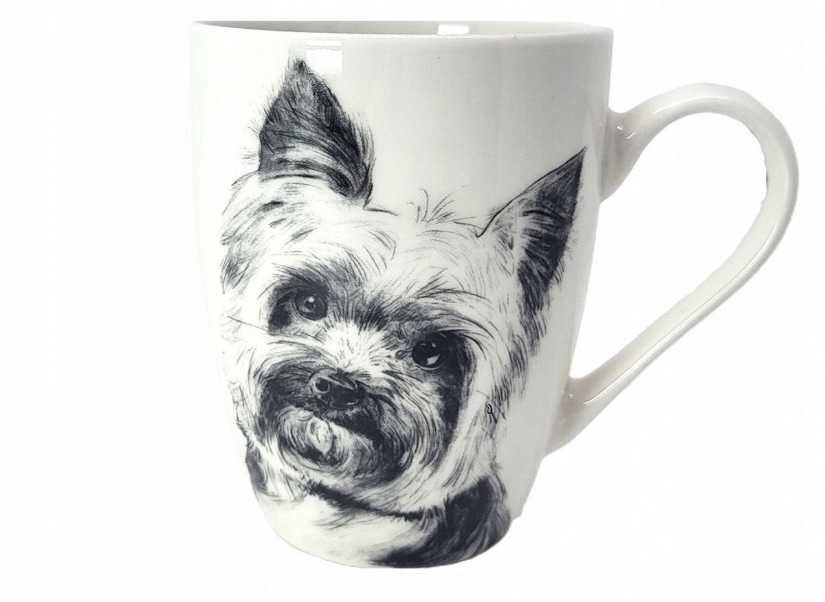 Porseleinen Mok Yorkshire Terrier - 350 ml - Cadeau