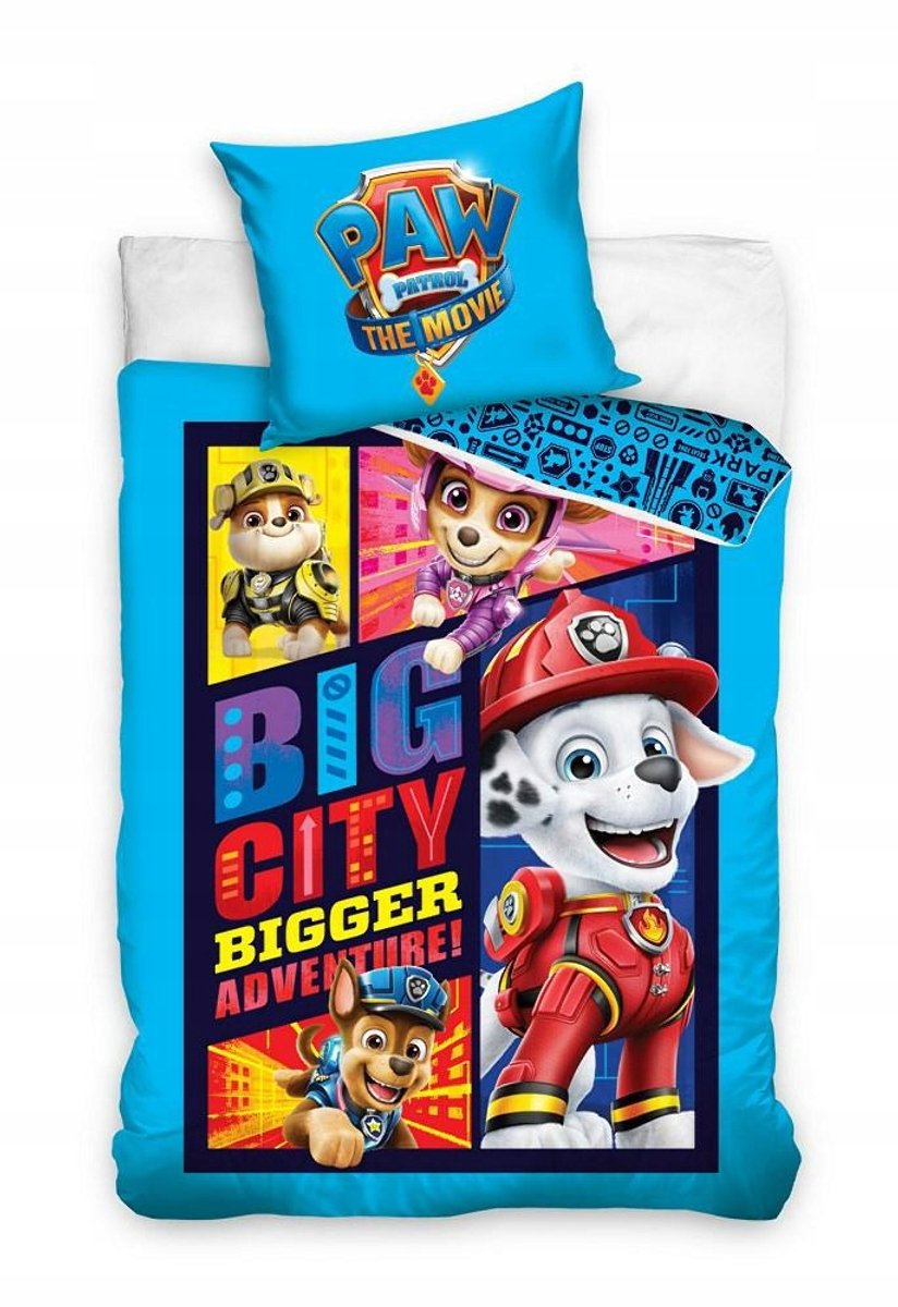 Paw Patrol Beddengoed 160x200 cm met Kussensloop 70x80 cm - Katoen