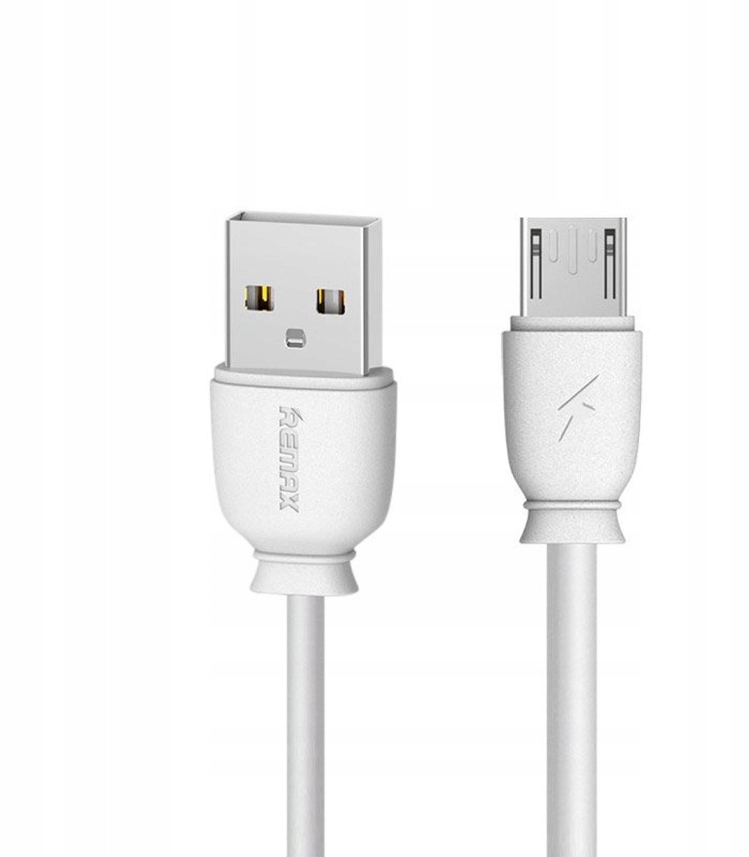 REMAX Suji RC-134m USB Naar Micro USB Kabel 2.1A 1m Wit