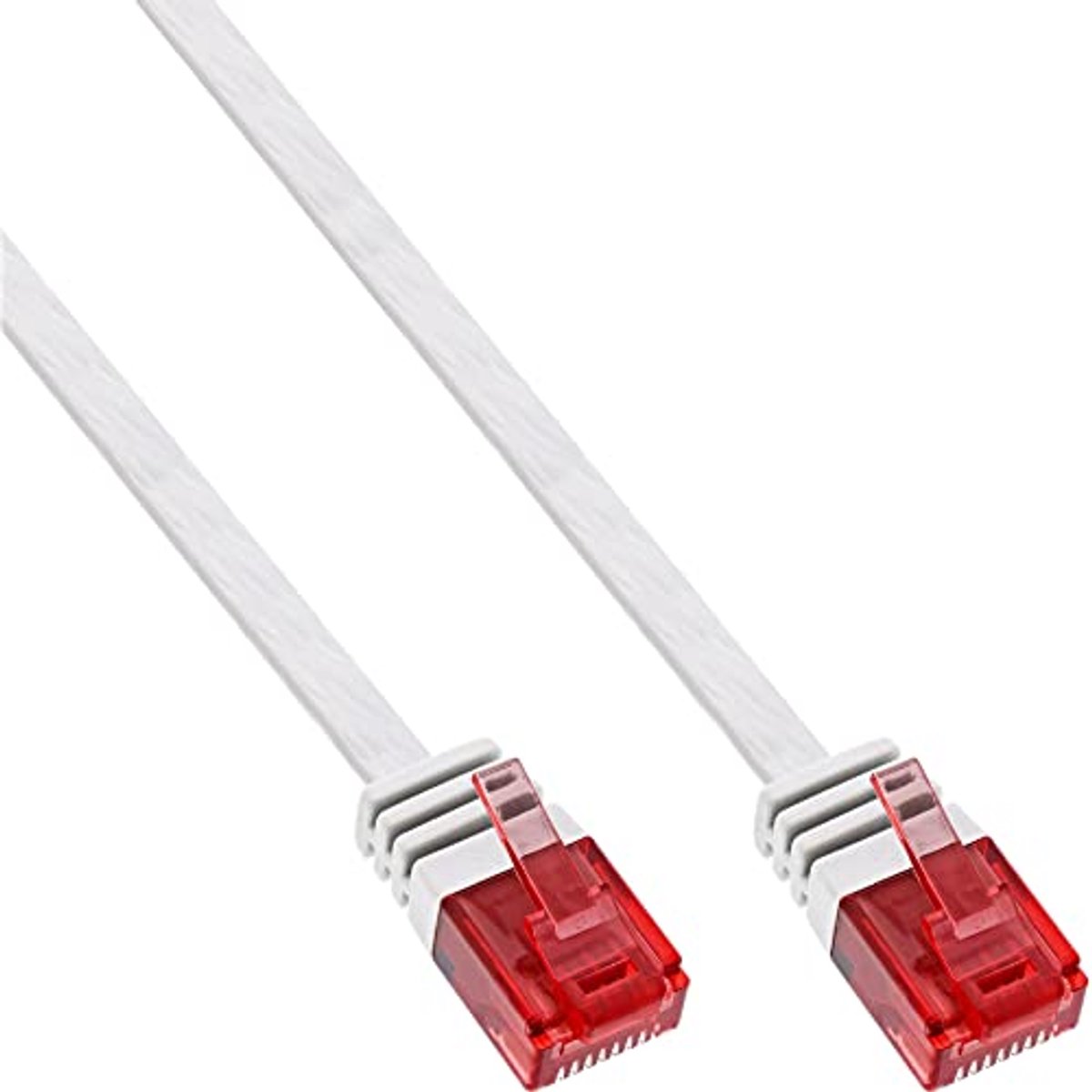 Patchkabel Plat U/UTP Cat.6 Wit 15m