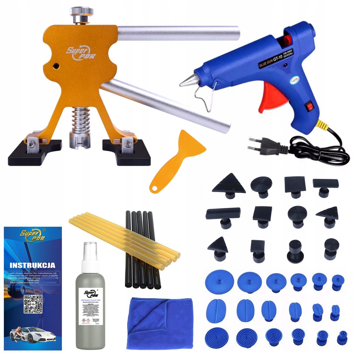 PDR Gereedschap Set - Deuk Verwijderen Zonder Lakken
