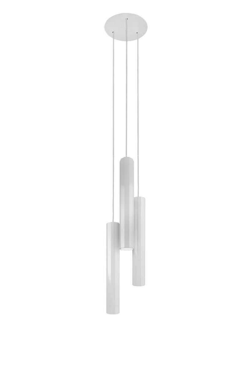 Poly White III Hanglamp Wit 3x GU10 Aluminium - Stijlvol en Modern