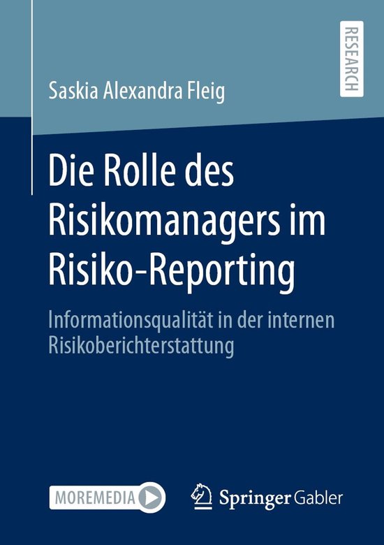 Business and Economics (German Language) - Die Rolle des Ris ... - cover