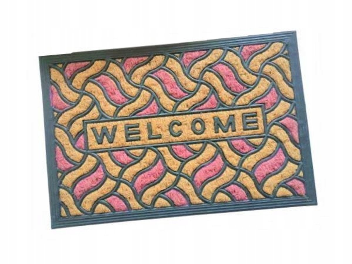 Woonkamerdeurmat 40x60 cm 'Welkom' - Duurzaam en antislip