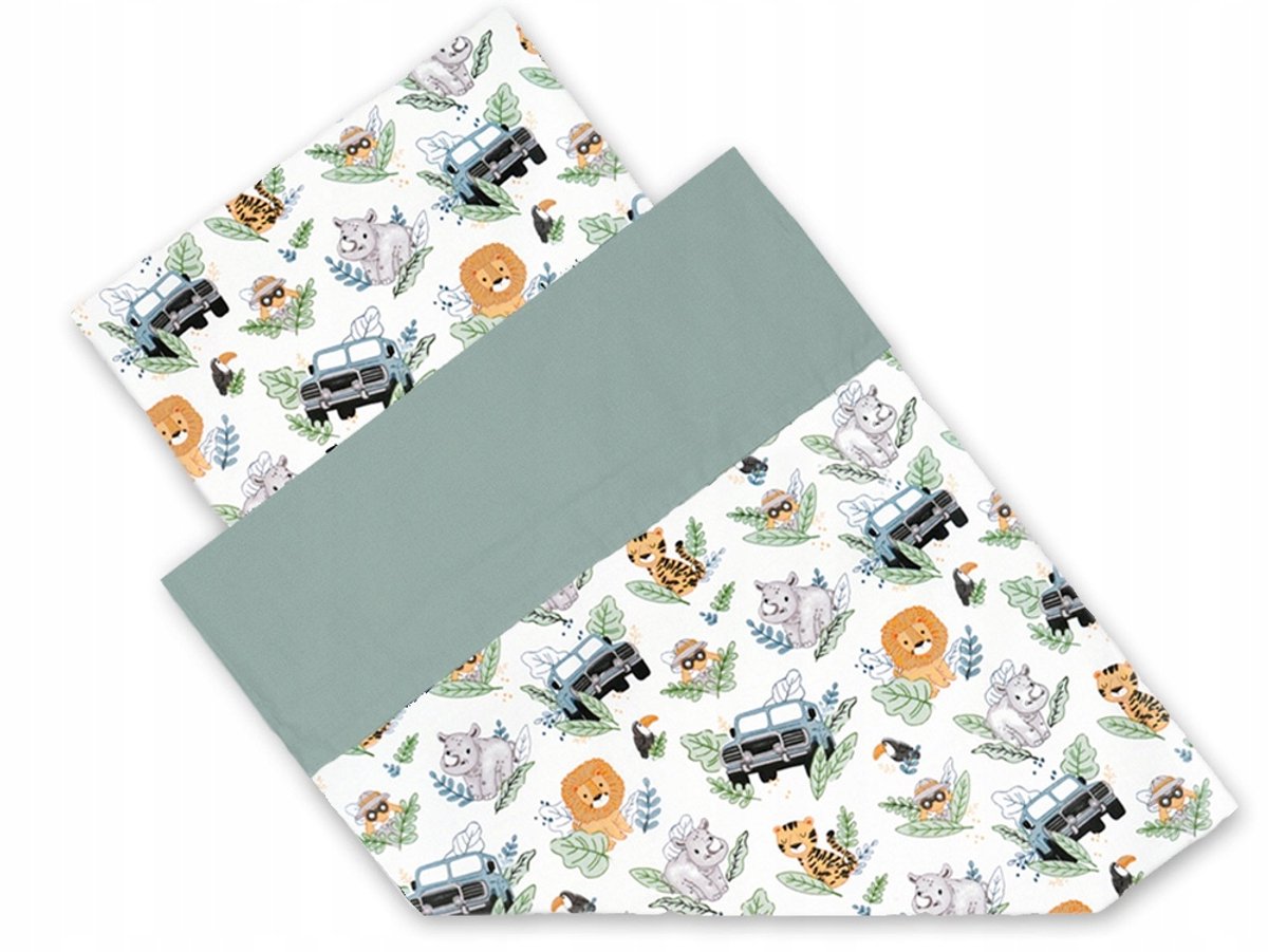 Babyslaapzak 100% Katoen 100x135cm - Safari Groen