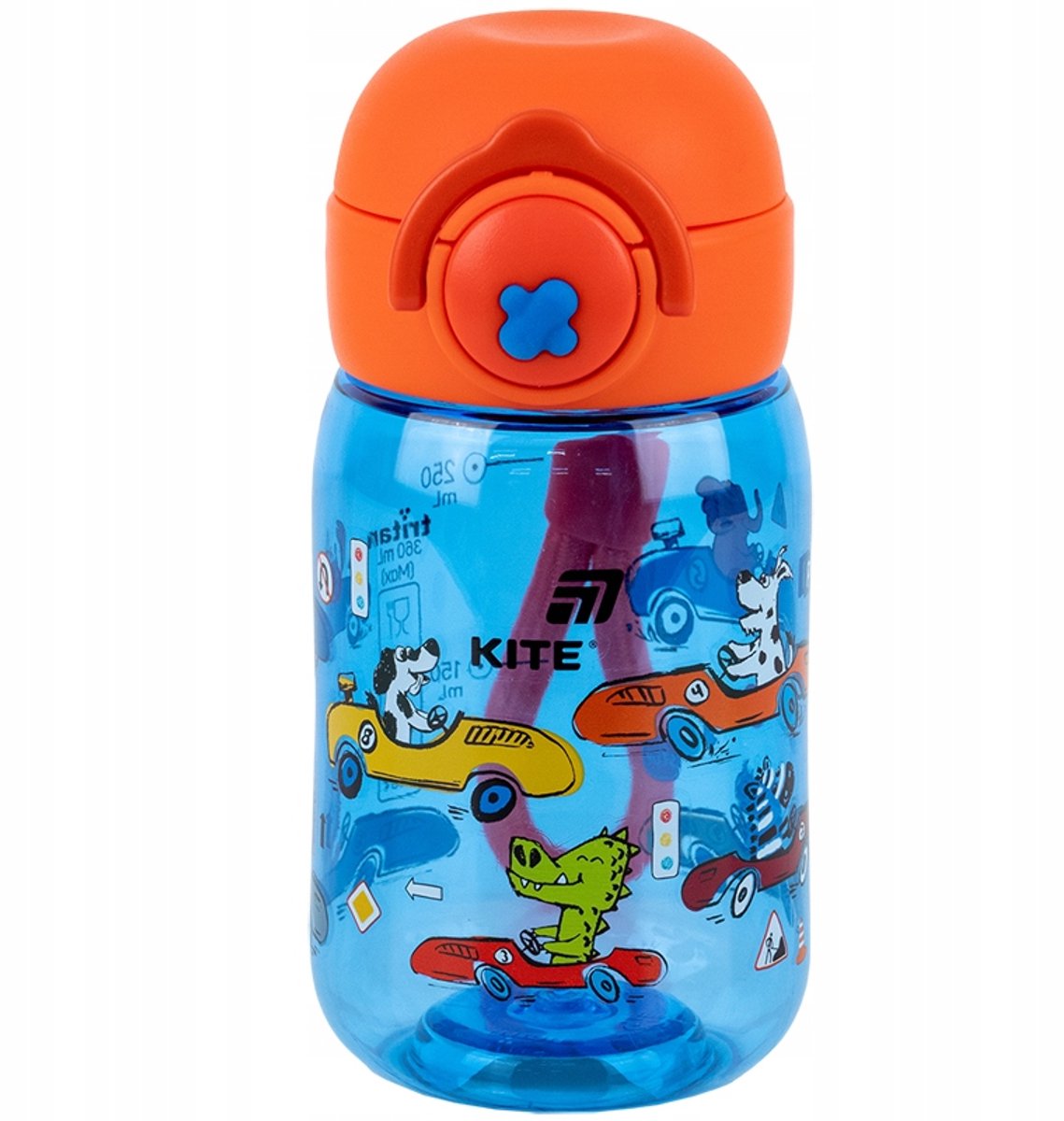 Kite Kinder Drinkfles 360ml - Tritan, Lekvrij, BPA-vrij