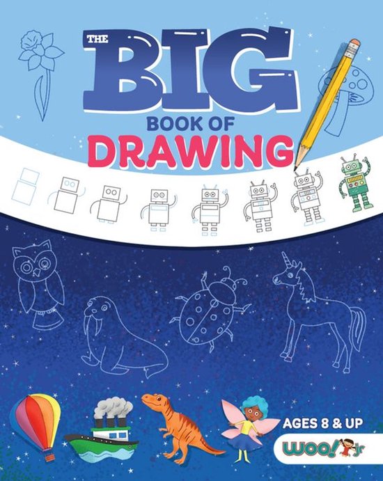 Woo! Jr. Kids Activities Books - The Big Book of Drawing - cover