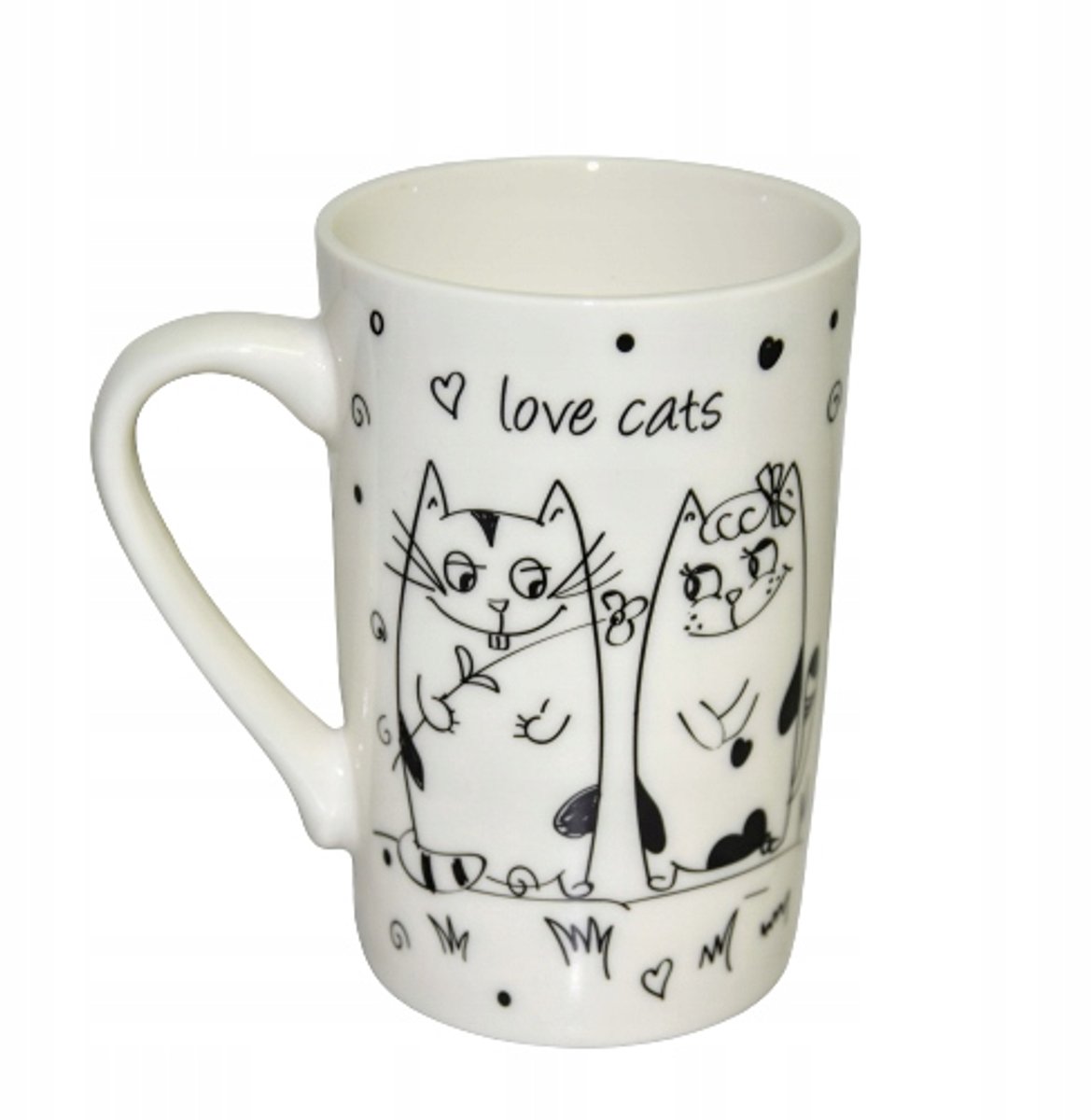 Keramiek Mok Liefdes Katten - 380ml Cadeau Valentijn