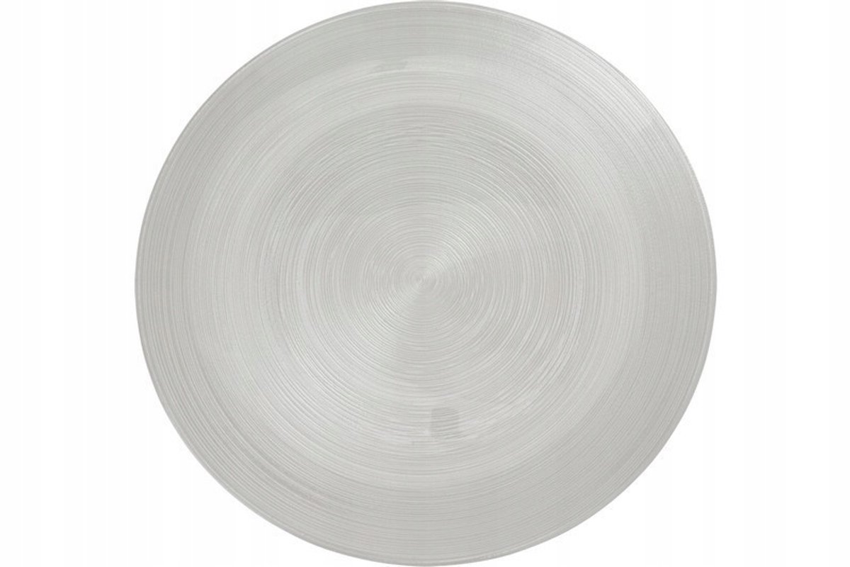 Wit Glazen Plat Bord 28 cm